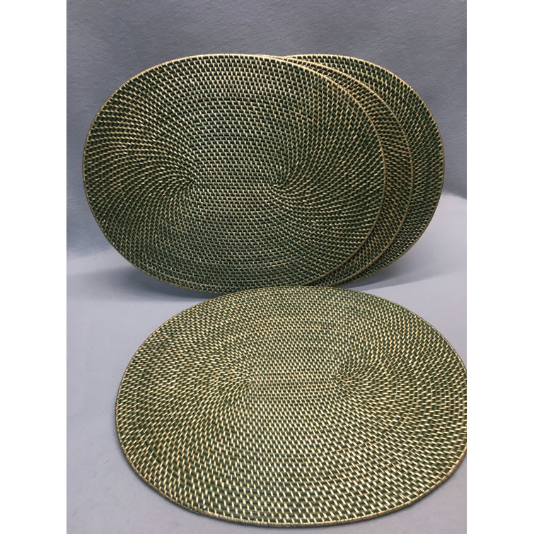Rosalind Wheeler Kinnard Jute/Rattan Oval Placemat Wayfair